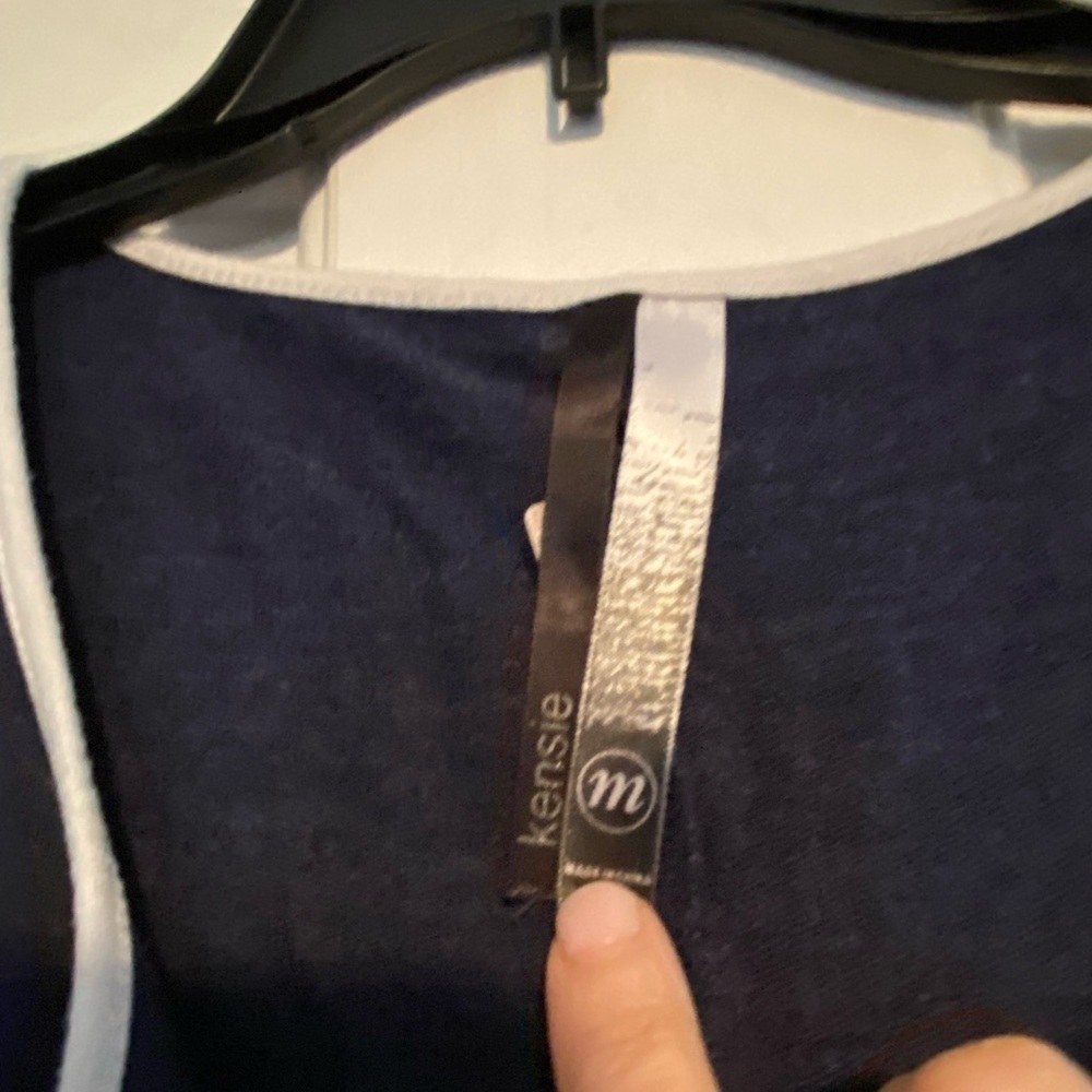 Kenzie Navy Cap Sleeve Dress - Picture 3 of 6